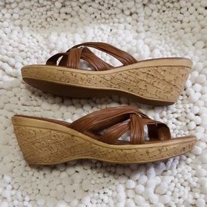 Bass Wedge Sandals